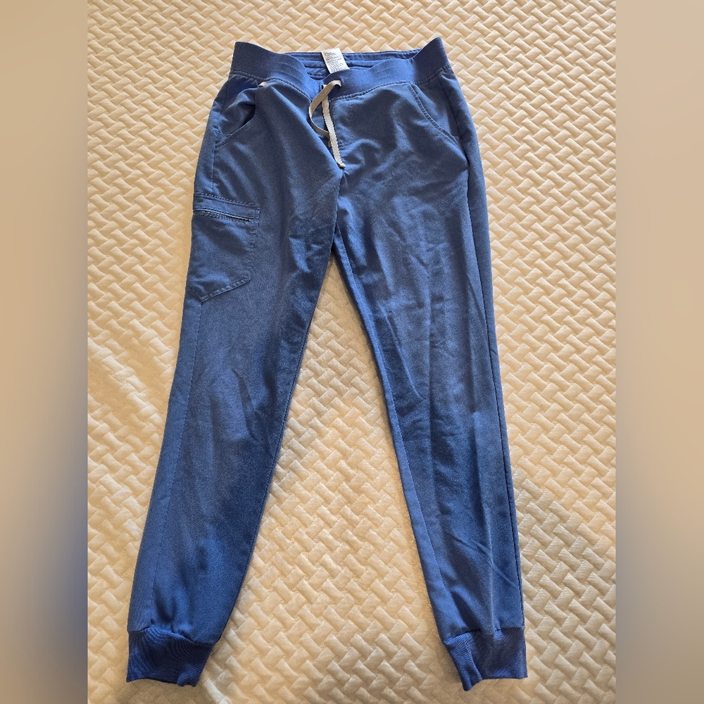 Womens Ceil Blue Zamora Jogger Scrub Pants Size: Med/tall